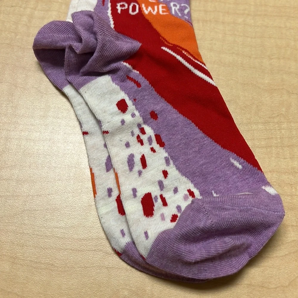 What’s Your Superpower‎ crew socks, NWT